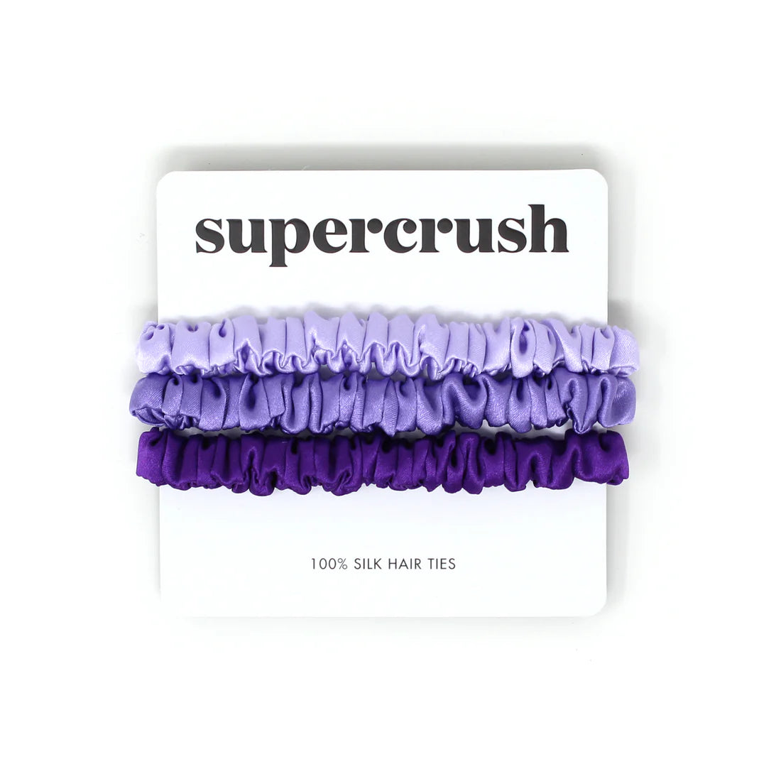 Supercrush Silk Hair Ties | Lavender Haze