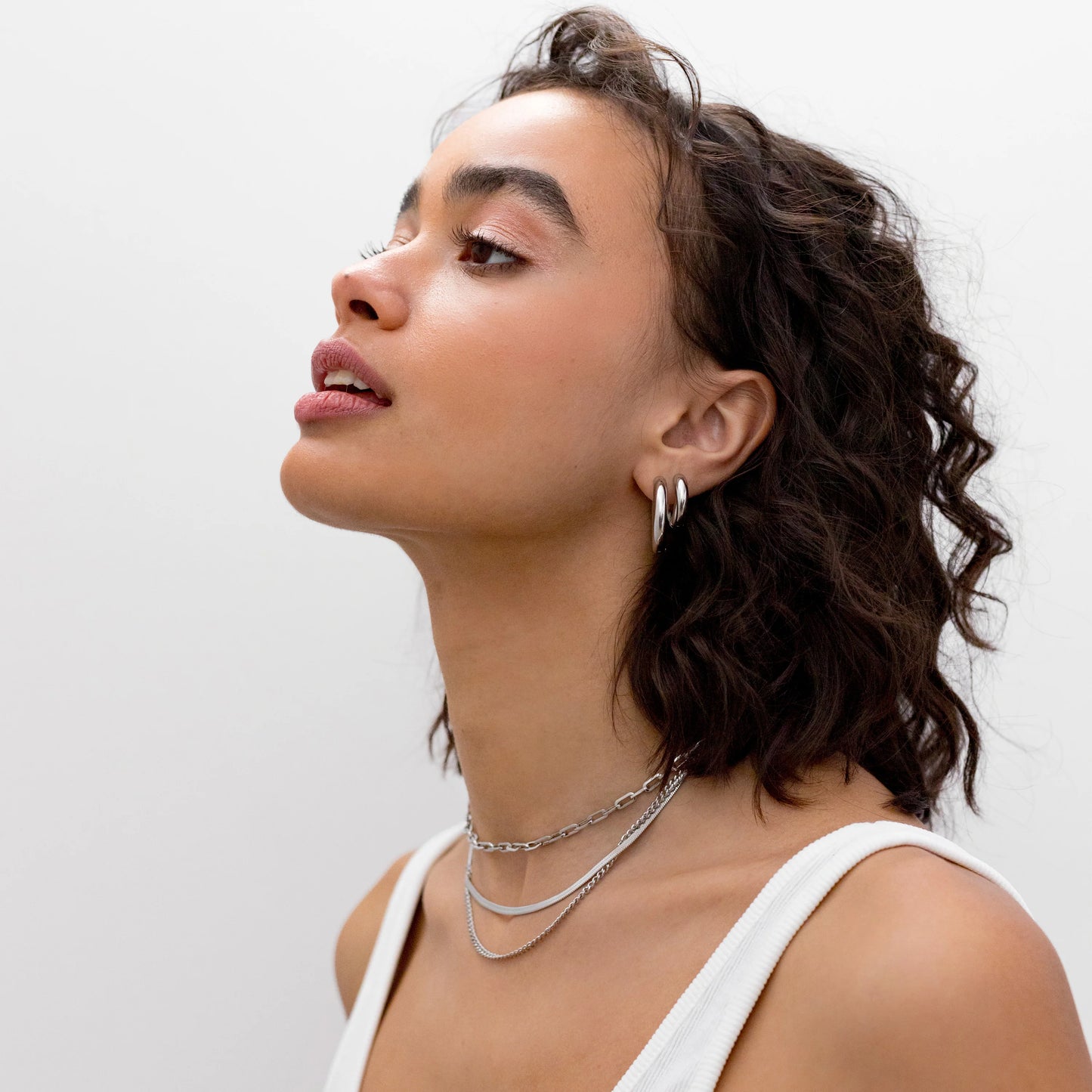 Sugar Blossom Rue Earrings Silver