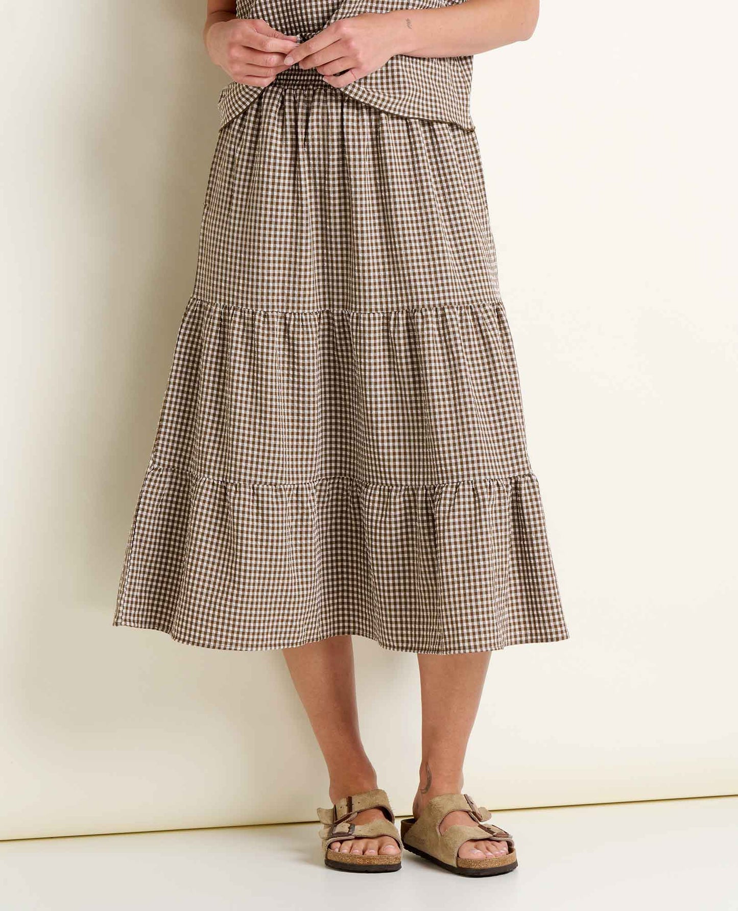 Toad & Co Sunkissed Tiered Midi Skirt