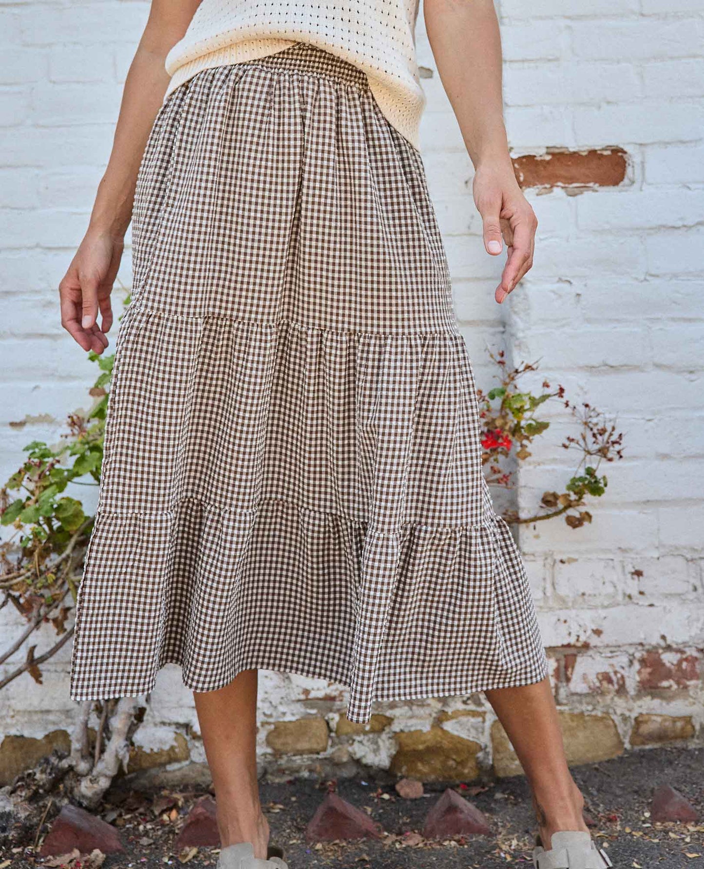 Toad & Co Sunkissed Tiered Midi Skirt
