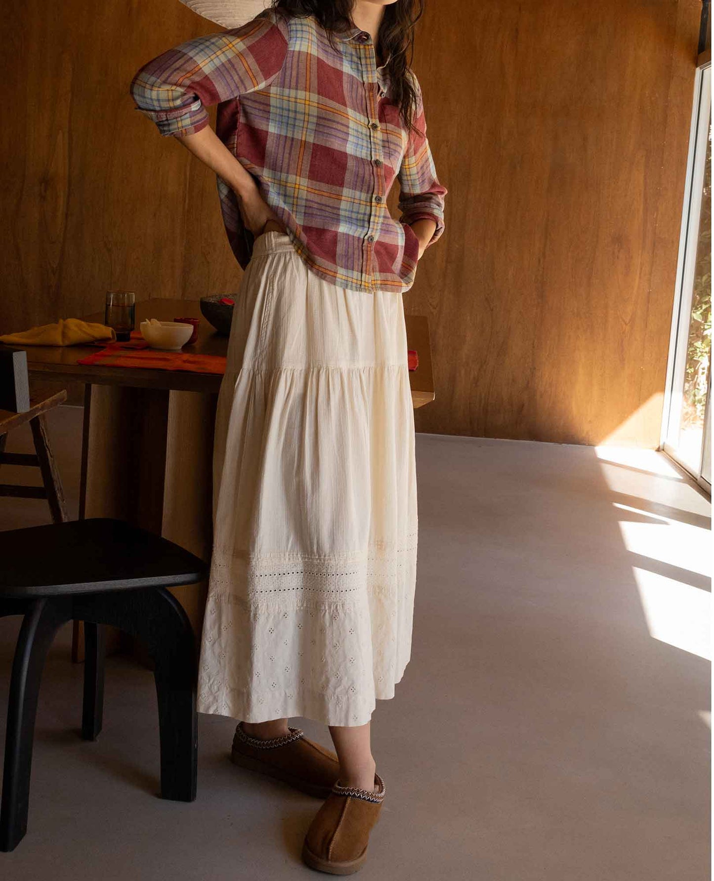 Toad & Co Airscape Midi Skirt