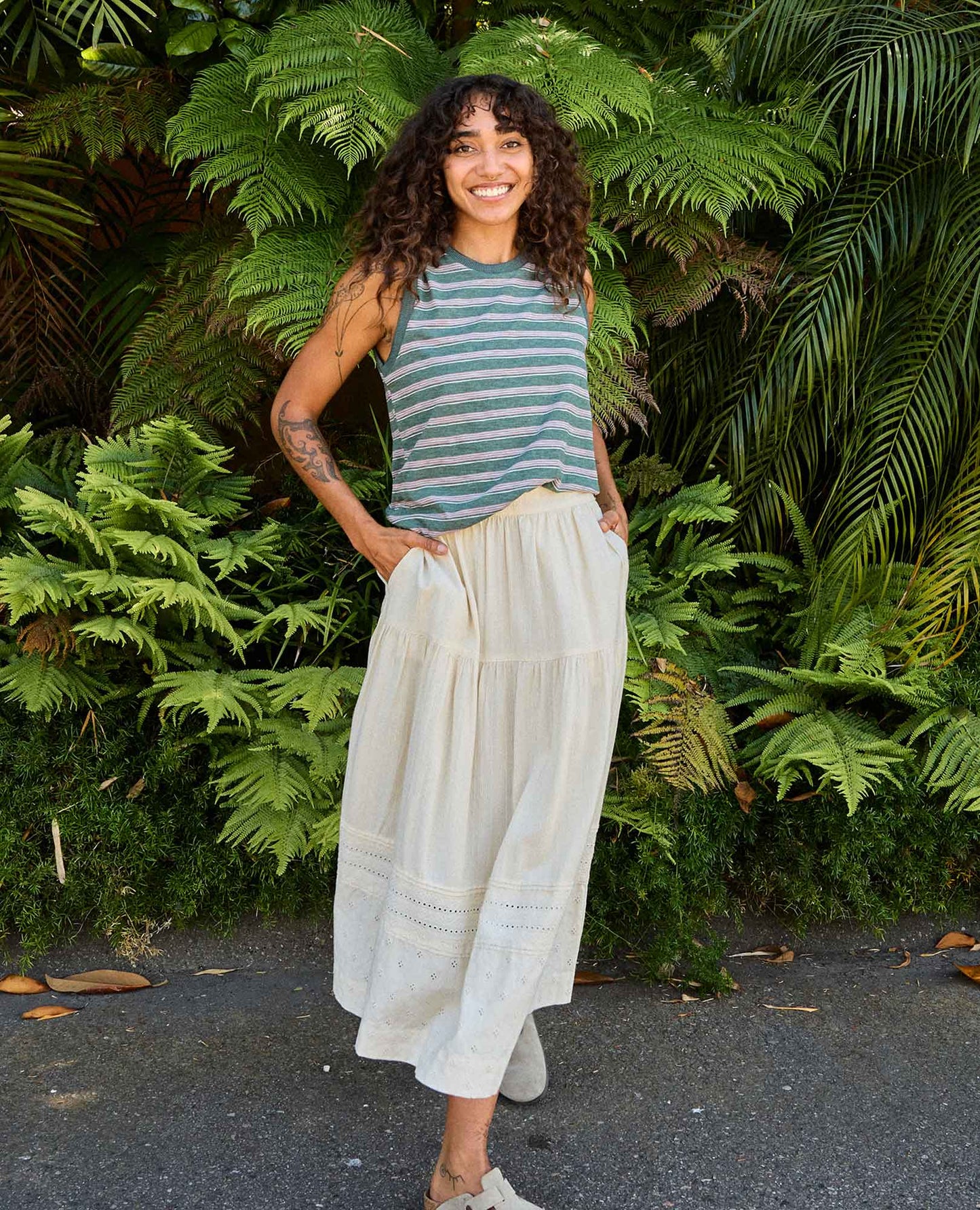 Toad & Co Airscape Midi Skirt