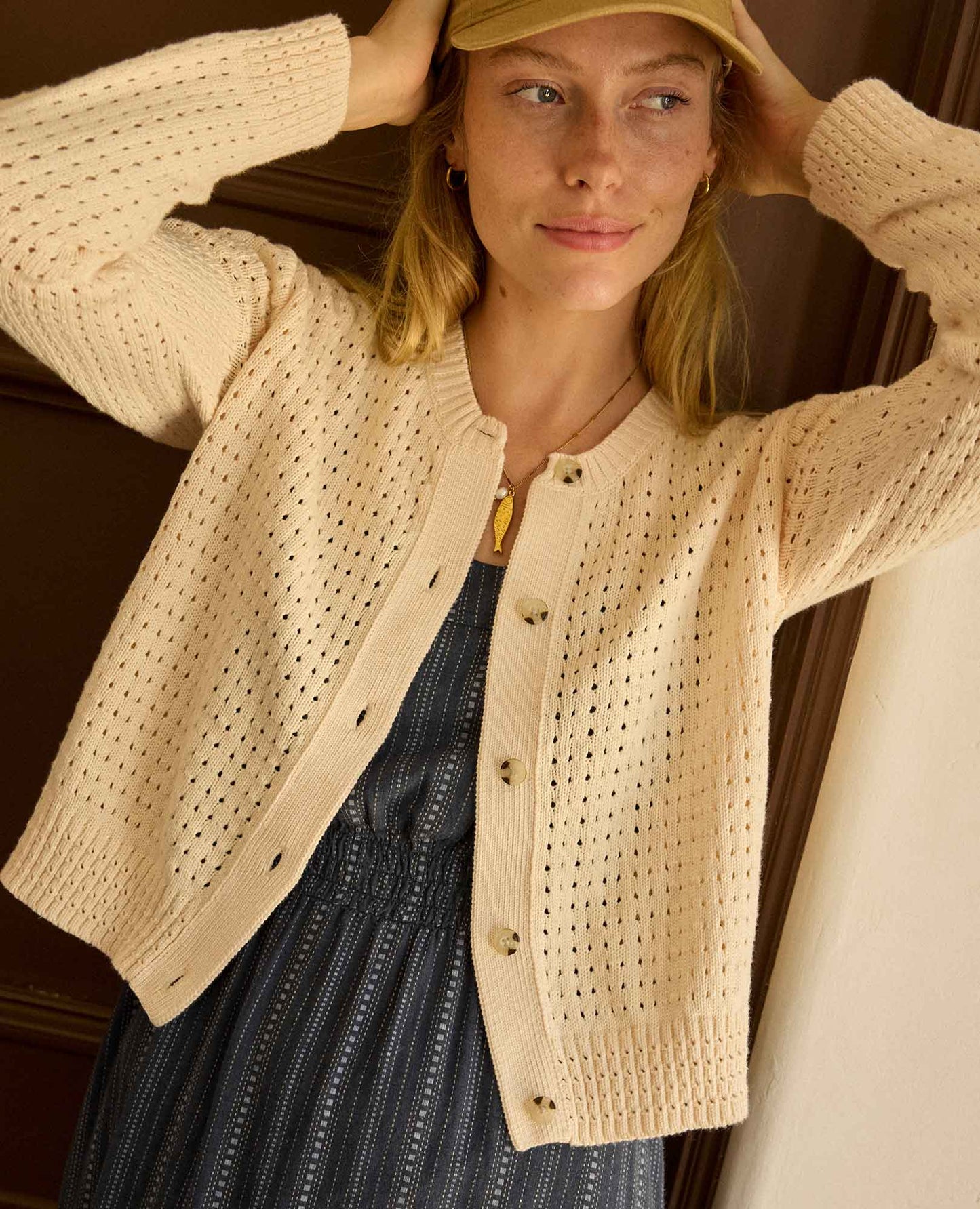 Toad & Co Salt Bianca Pointelle Cardigan