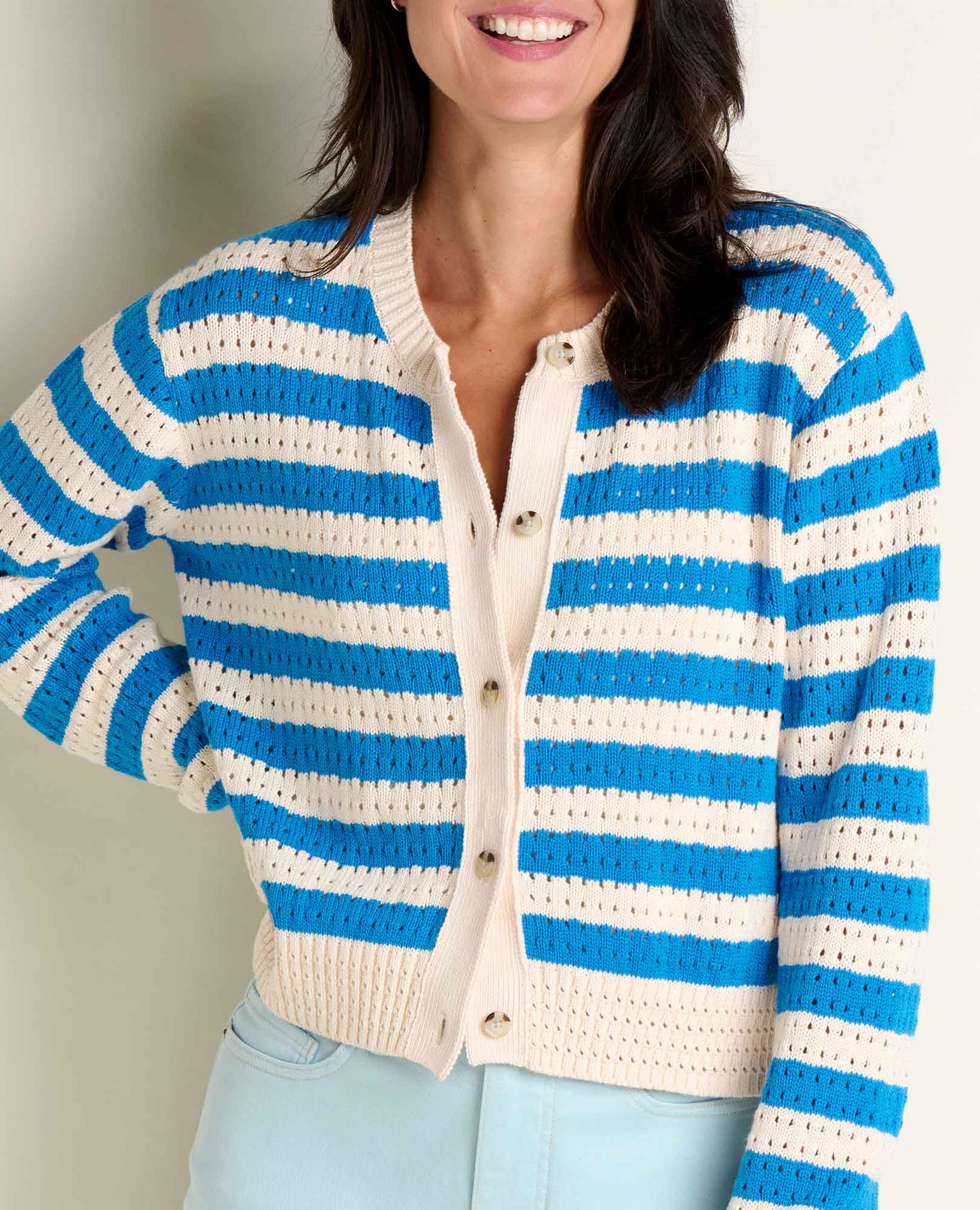 Toad & Co Salt Pattern Bianca Pointelle Cardigan