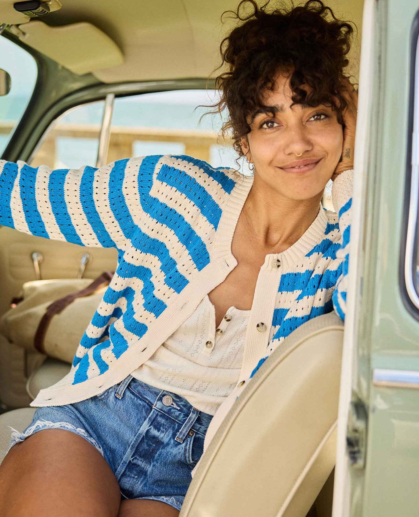 Toad & Co Salt Pattern Bianca Pointelle Cardigan