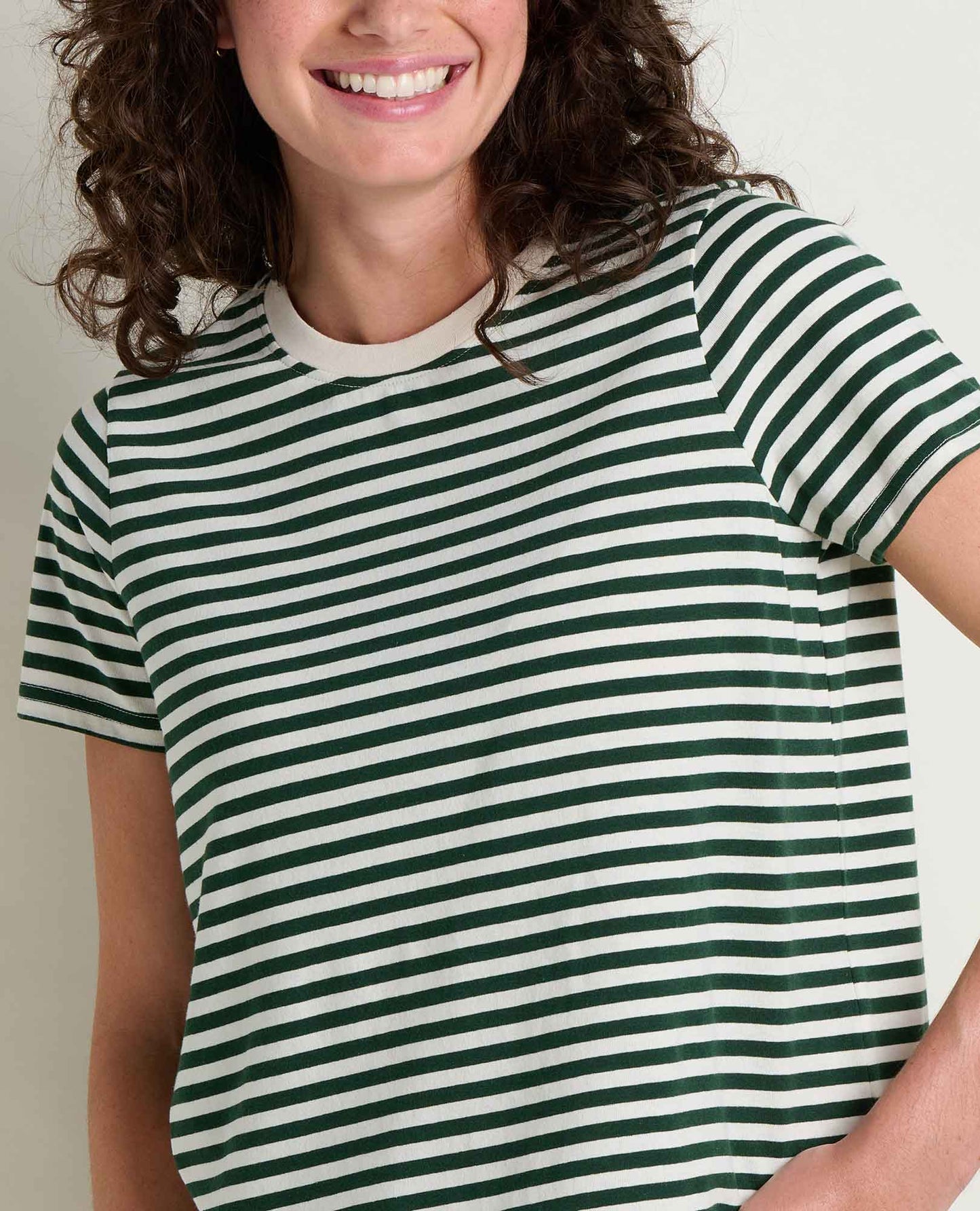 Toad & Co Cilantro Re-Form Crew Tee