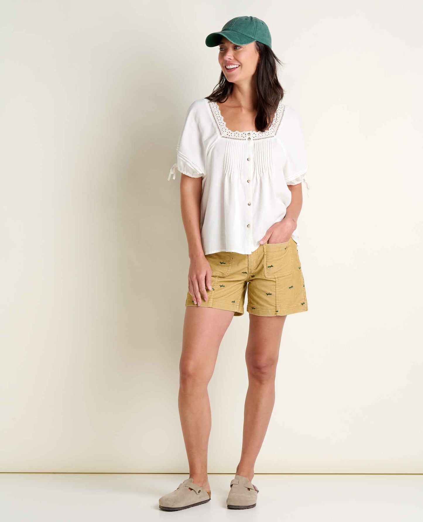Toad & Co Egret Manzana Peasant Shirt