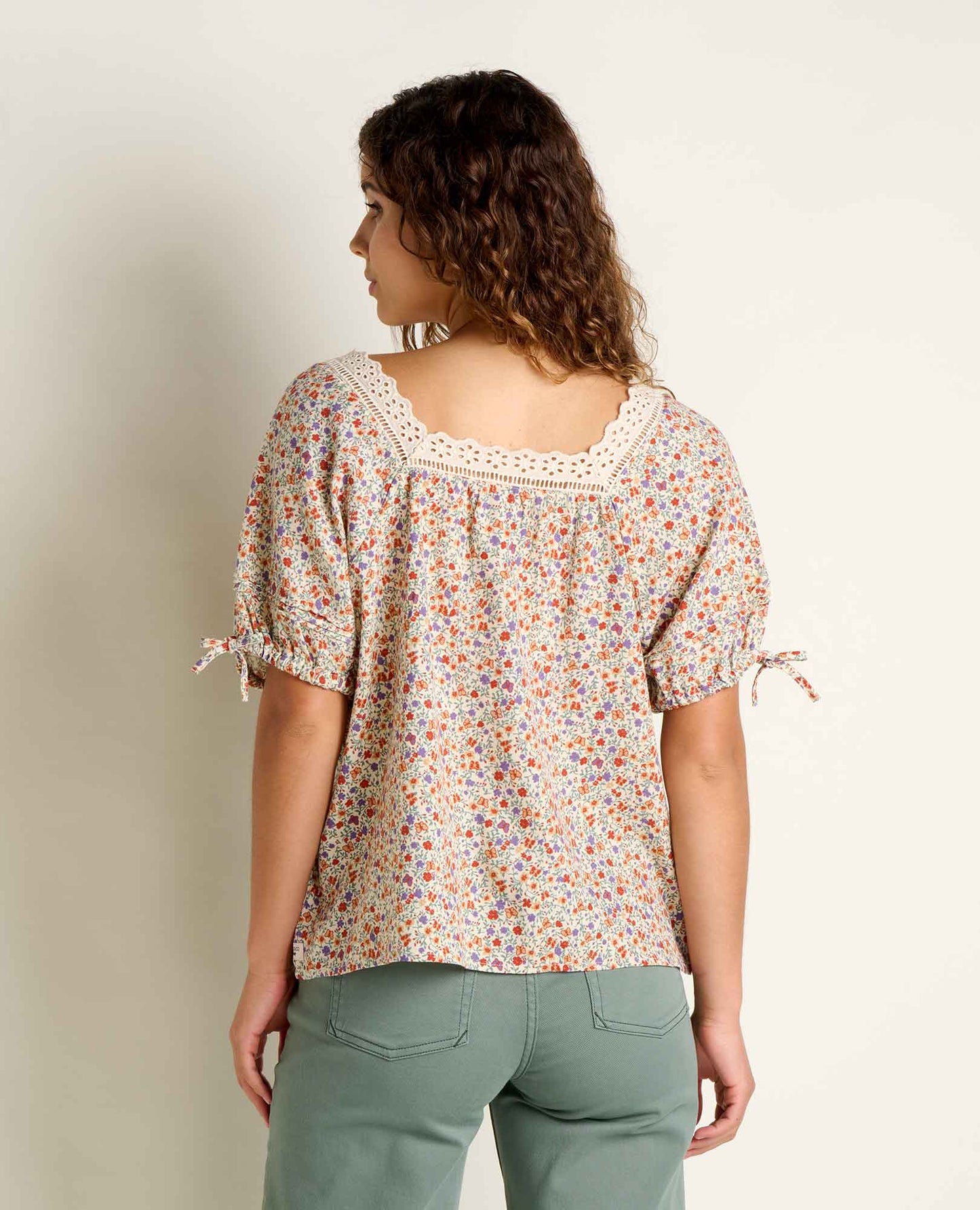 Toad & Co Salt Print Manzana Peasant Shirt