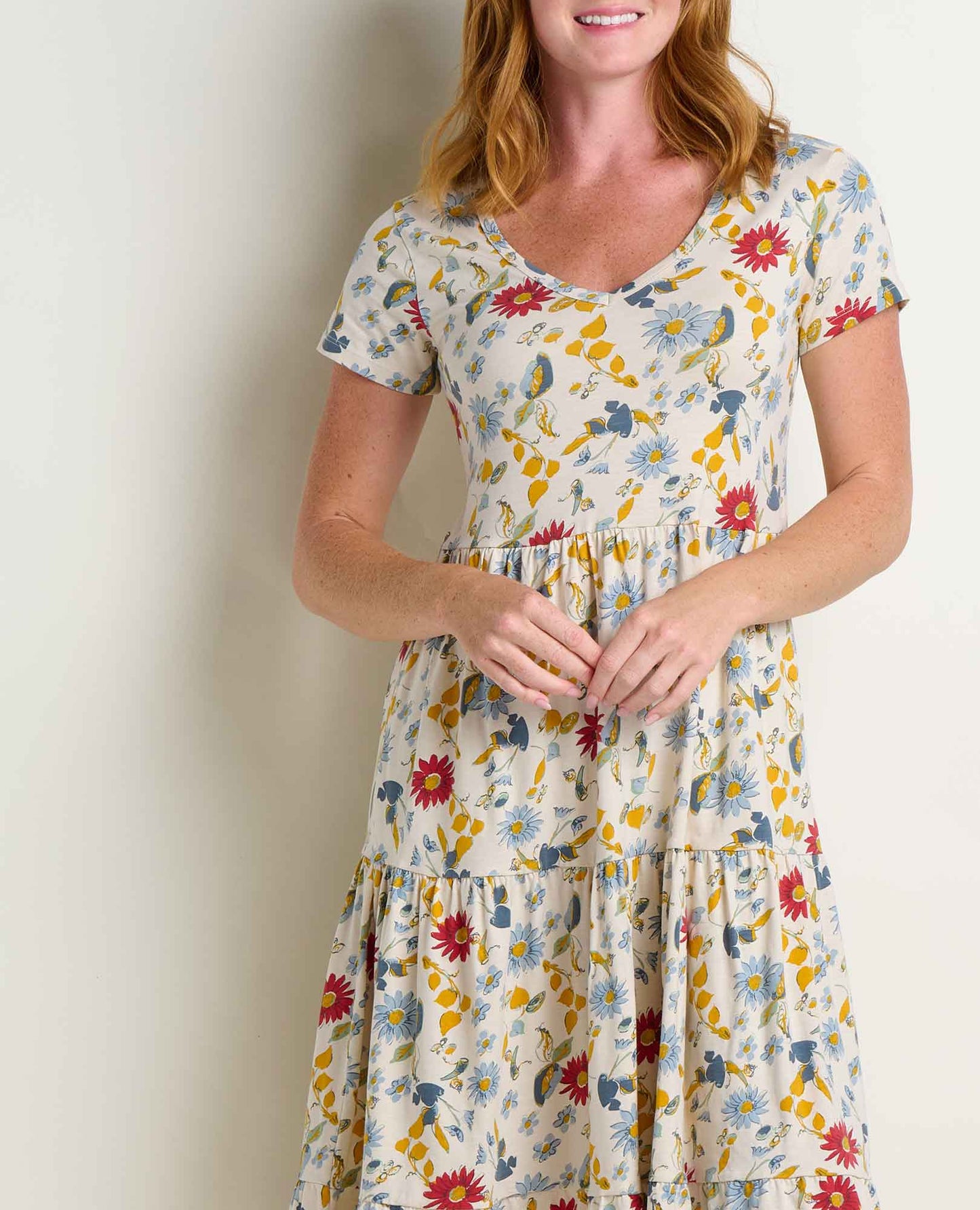 Toad & Co Marley Tiered Midi Dress