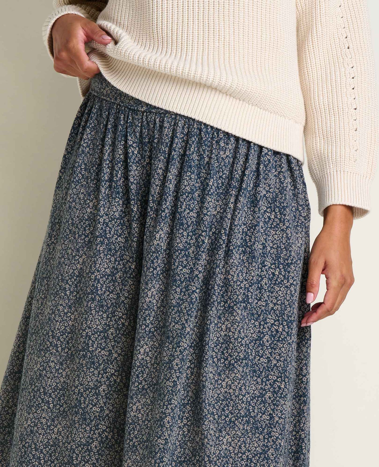 Toad & Co Ink Print Chaka Midi Skirt