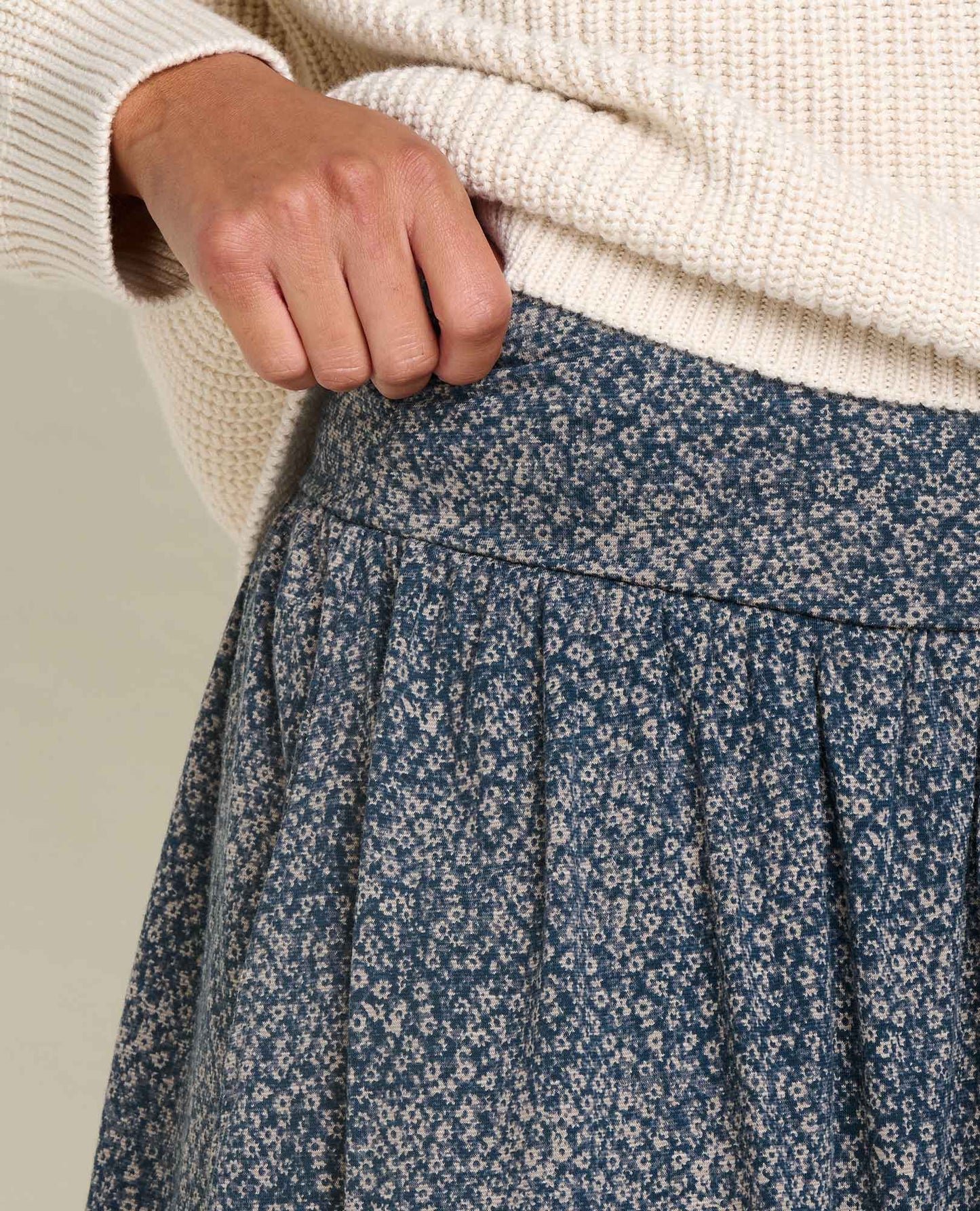 Toad & Co Ink Print Chaka Midi Skirt