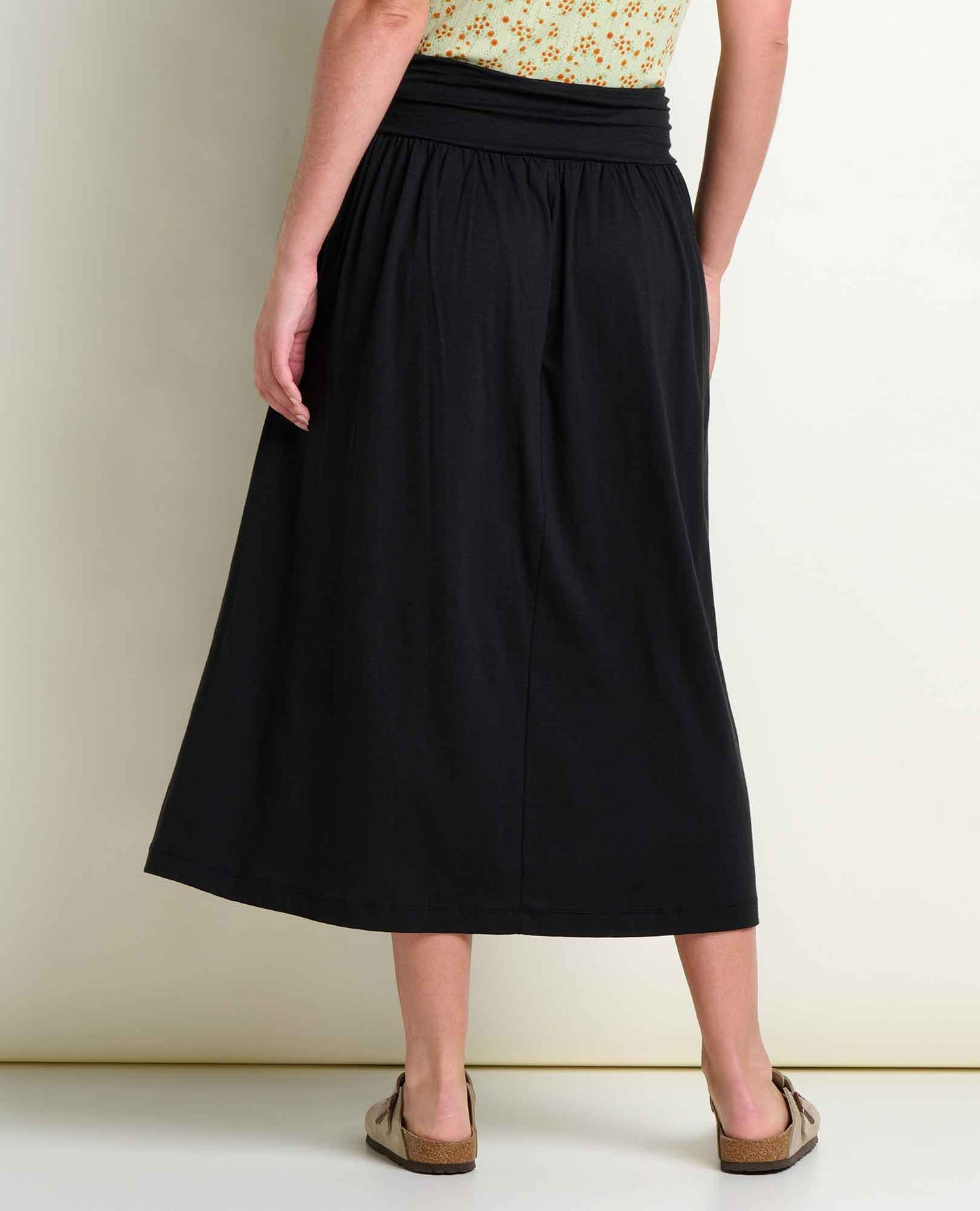 Toad & Co True Black Chaka Midi Skirt