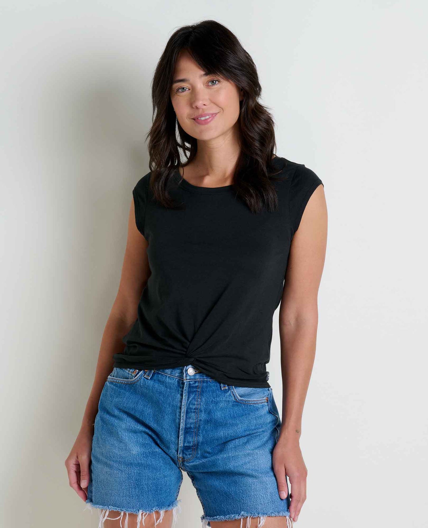 Toad & Co Black Anza Short Sleeve Shirt