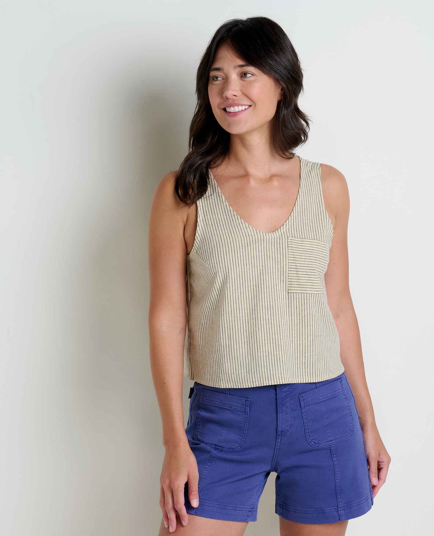 Toad & Co Taj Hemp Button Back Tank