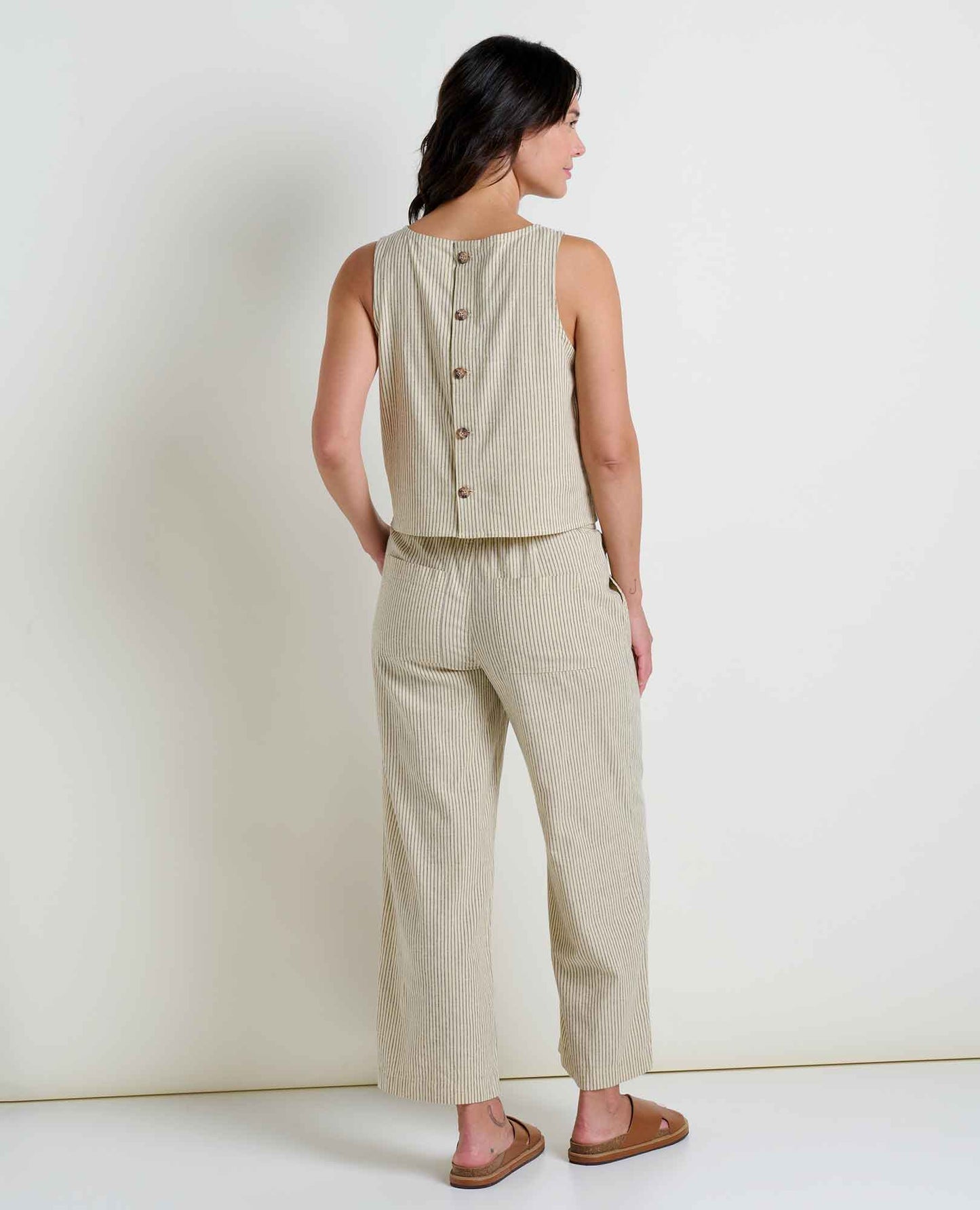 Toad & Co Taj Hemp Button Back Tank