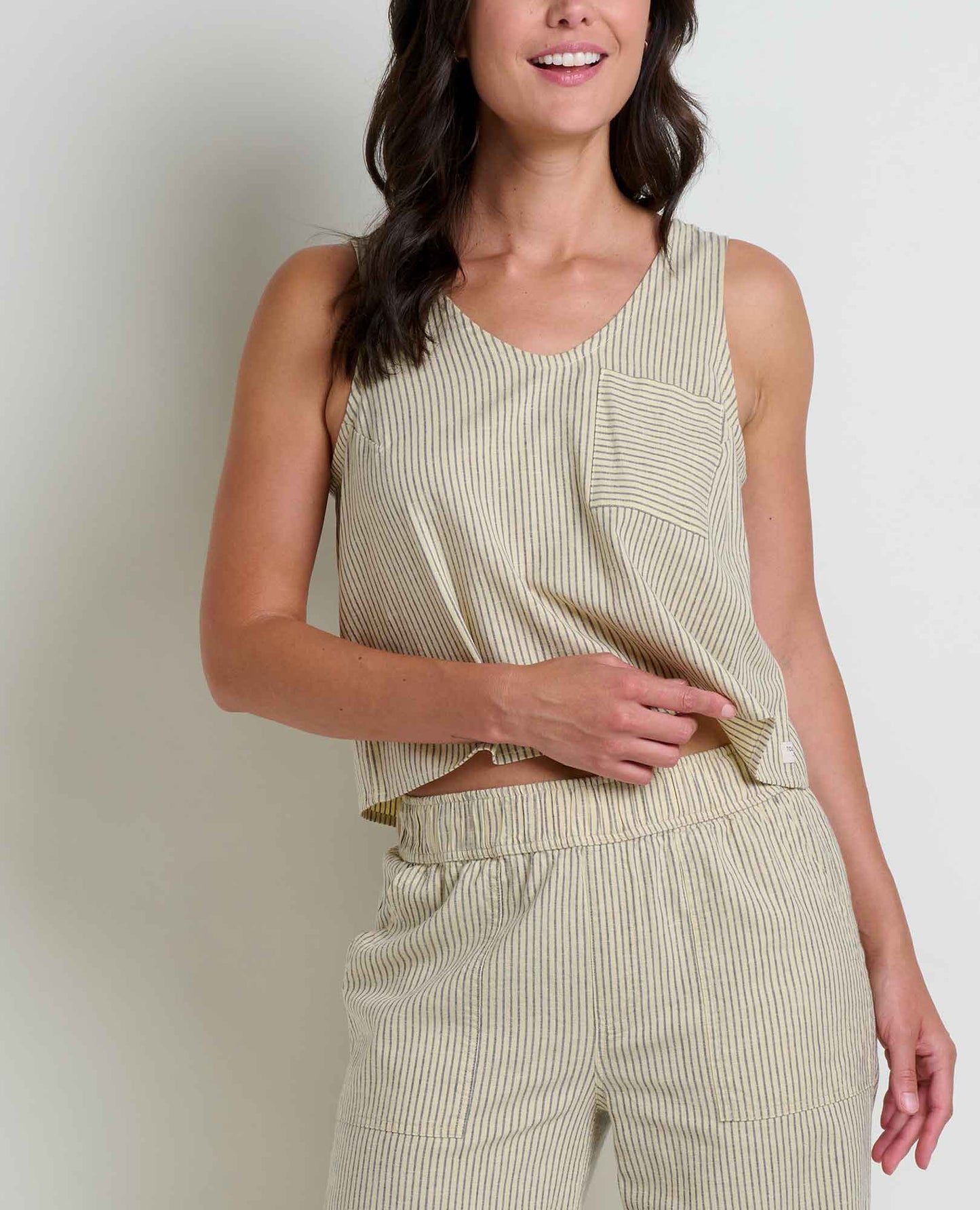 Toad & Co Taj Hemp Button Back Tank