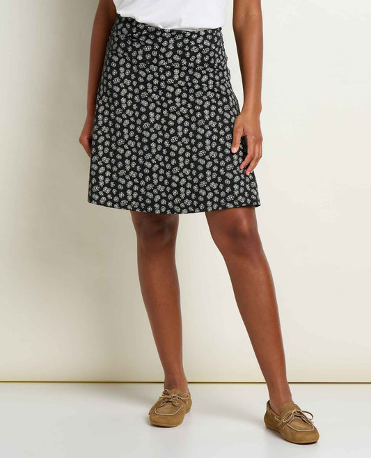 Toad & Co Black & Salt Print Chaka Skirt