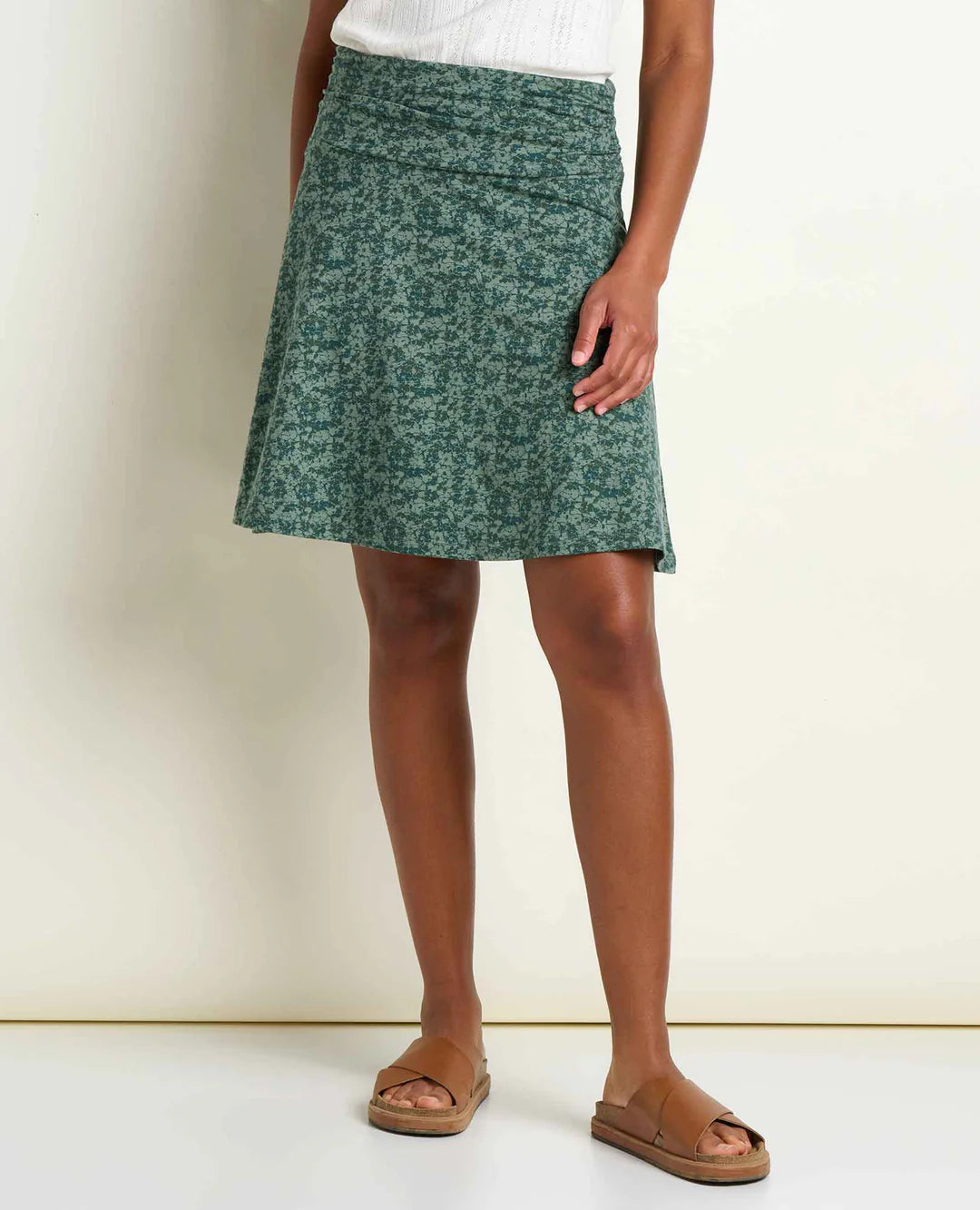 Toad & Co Cilantro Print Chaka Skirt