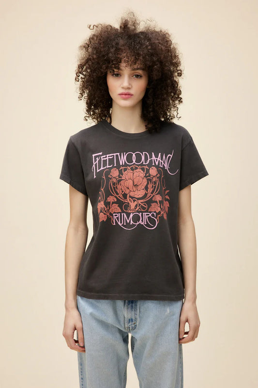 DAYDREAMER Fleetwood Mac Floral Tour Tee