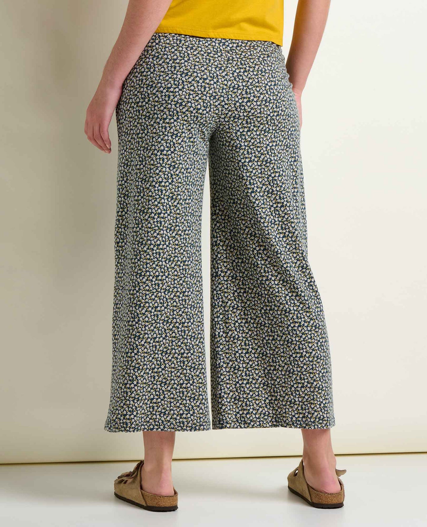 Toad & Co Midnight Print Chaka Wide Leg Crop Pant