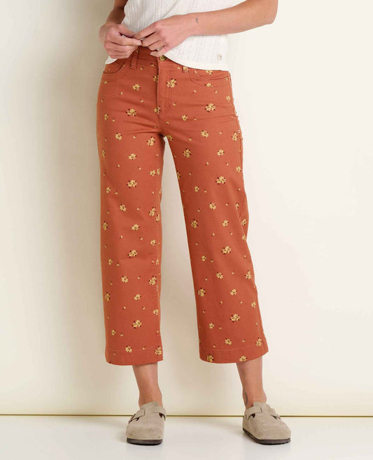 Toad & Co Earthworks Wide Leg Crop Pant