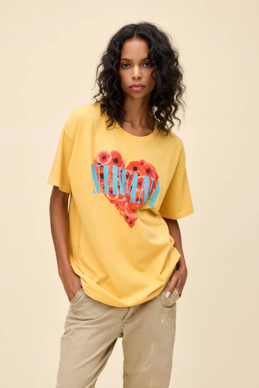 DAYDREAMER Nirvana Heart-Shaped Box Merch Tee