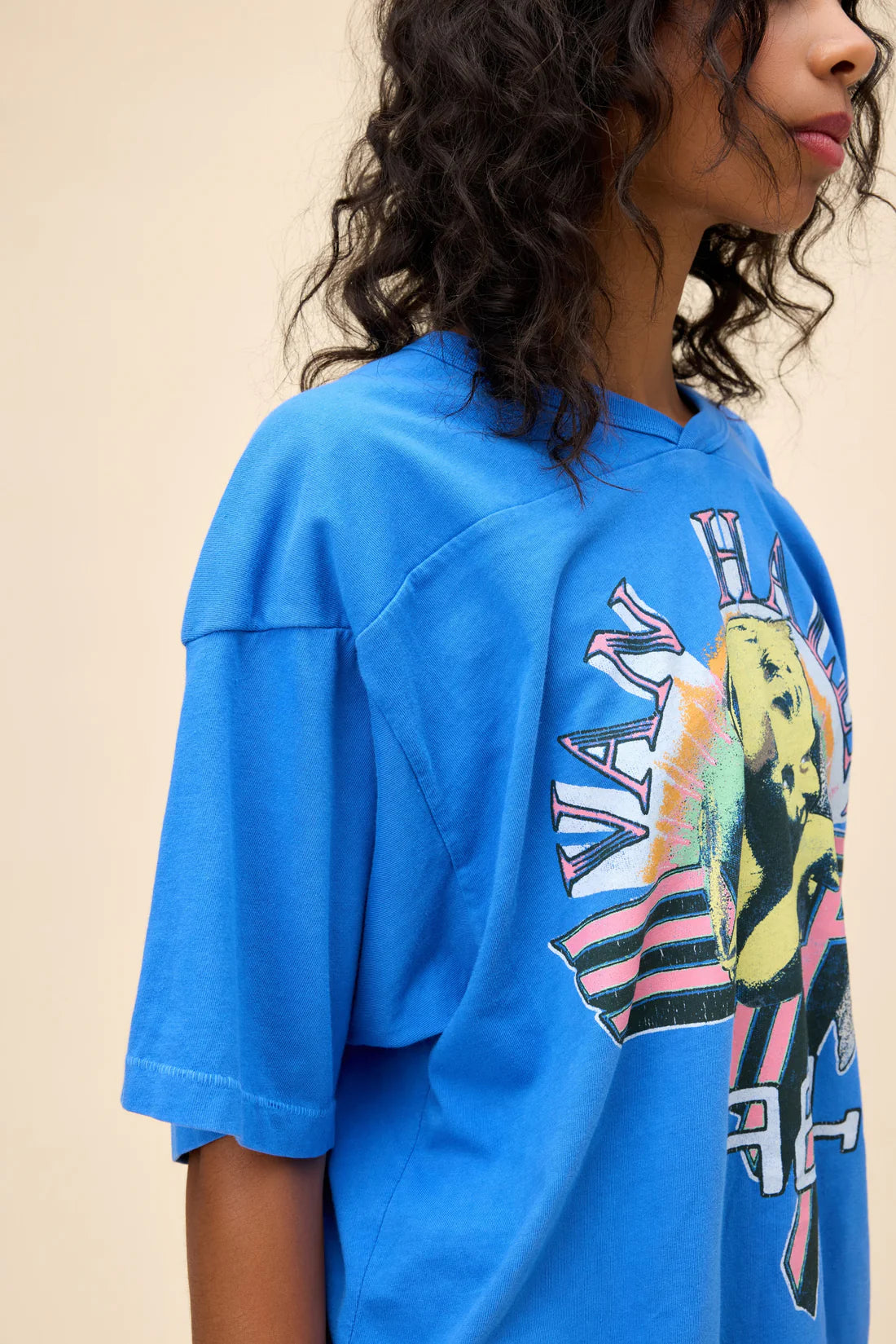 DAYDREAMER Van Halen 1984 Oversized Jersey Tee