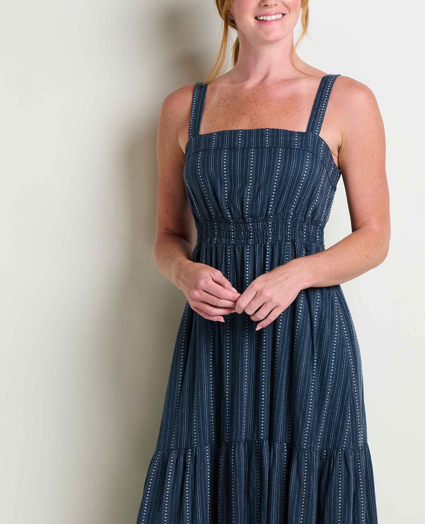 Toad & Co Taj Hemp Tiered Midi Dress