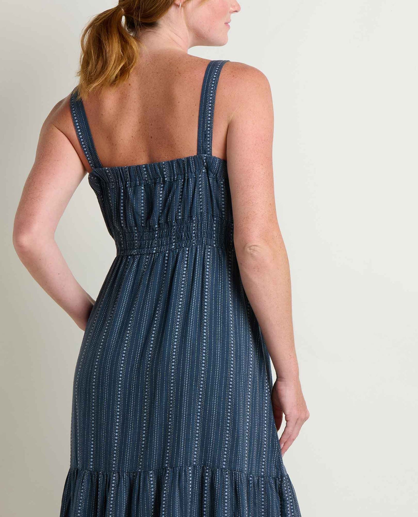 Toad & Co Taj Hemp Tiered Midi Dress