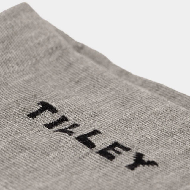 TILLEY Grey Mix Merino Wool Blend Outdoor Sock