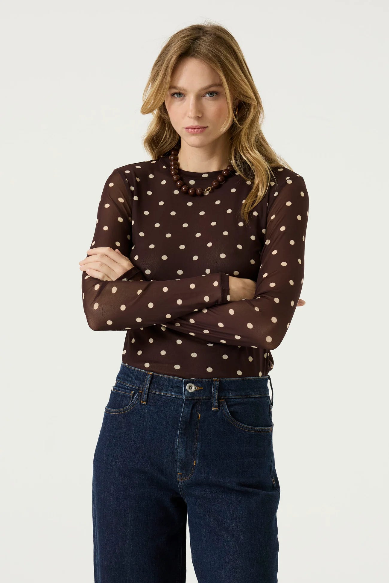 Garcia Chloe Polka Dot Blouse