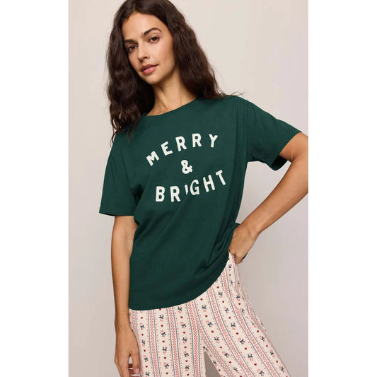 Z Supply Very Merry Boyfriend Tee