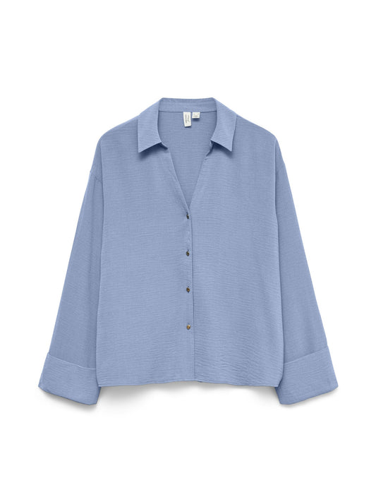 Vero Moda Brunnera Blue Mizzy Blouse
