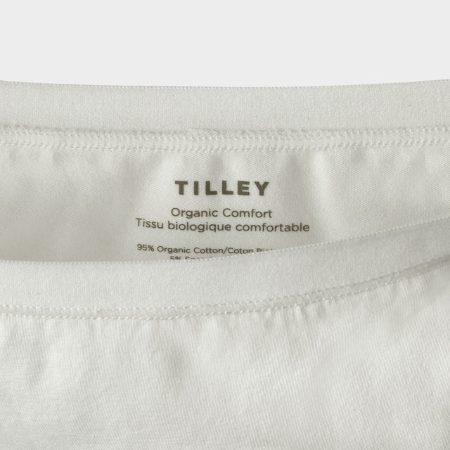 TILLEY White Organic Cotton 2-Pack Thong