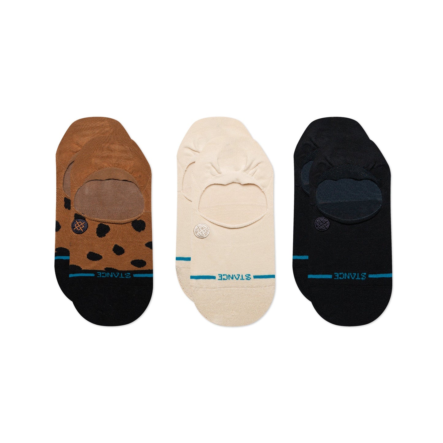 Stance Leopard Icon No Show 3 Pack Socks