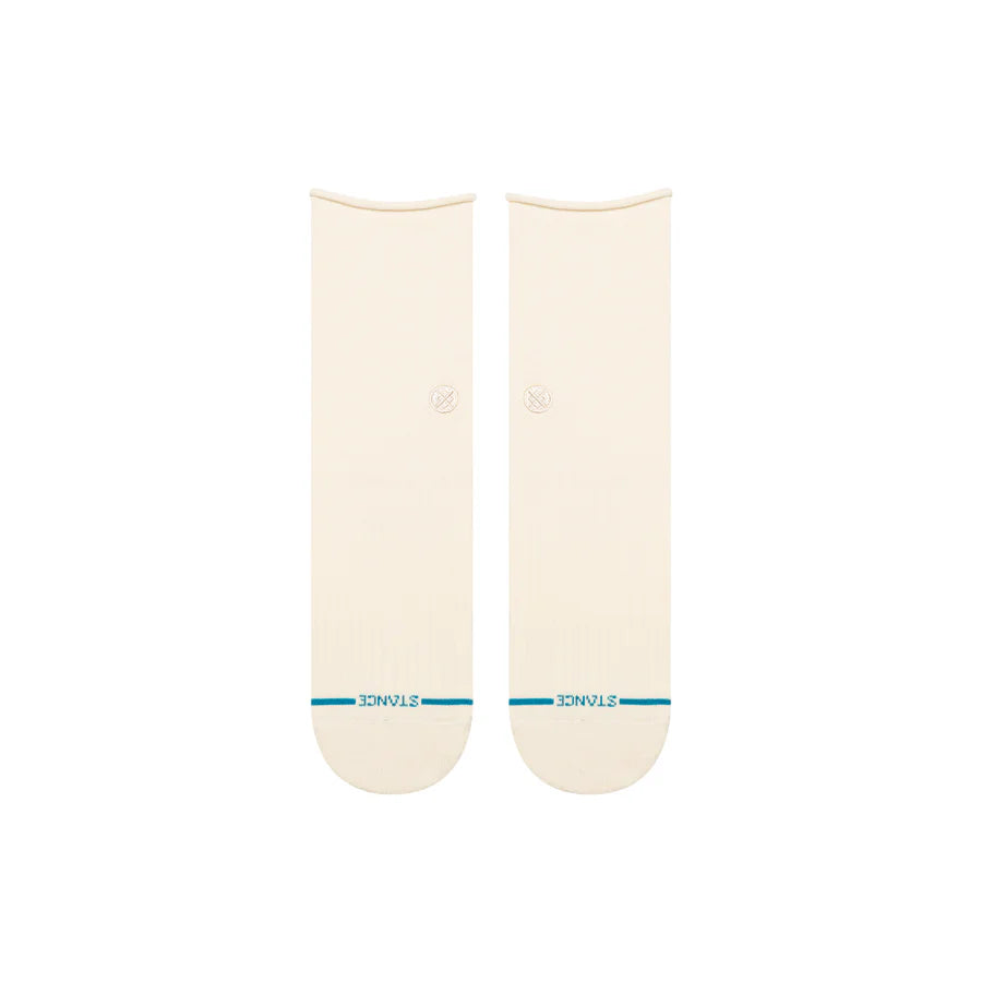 Stance Ivory Rolled Cuff Quarter Socks