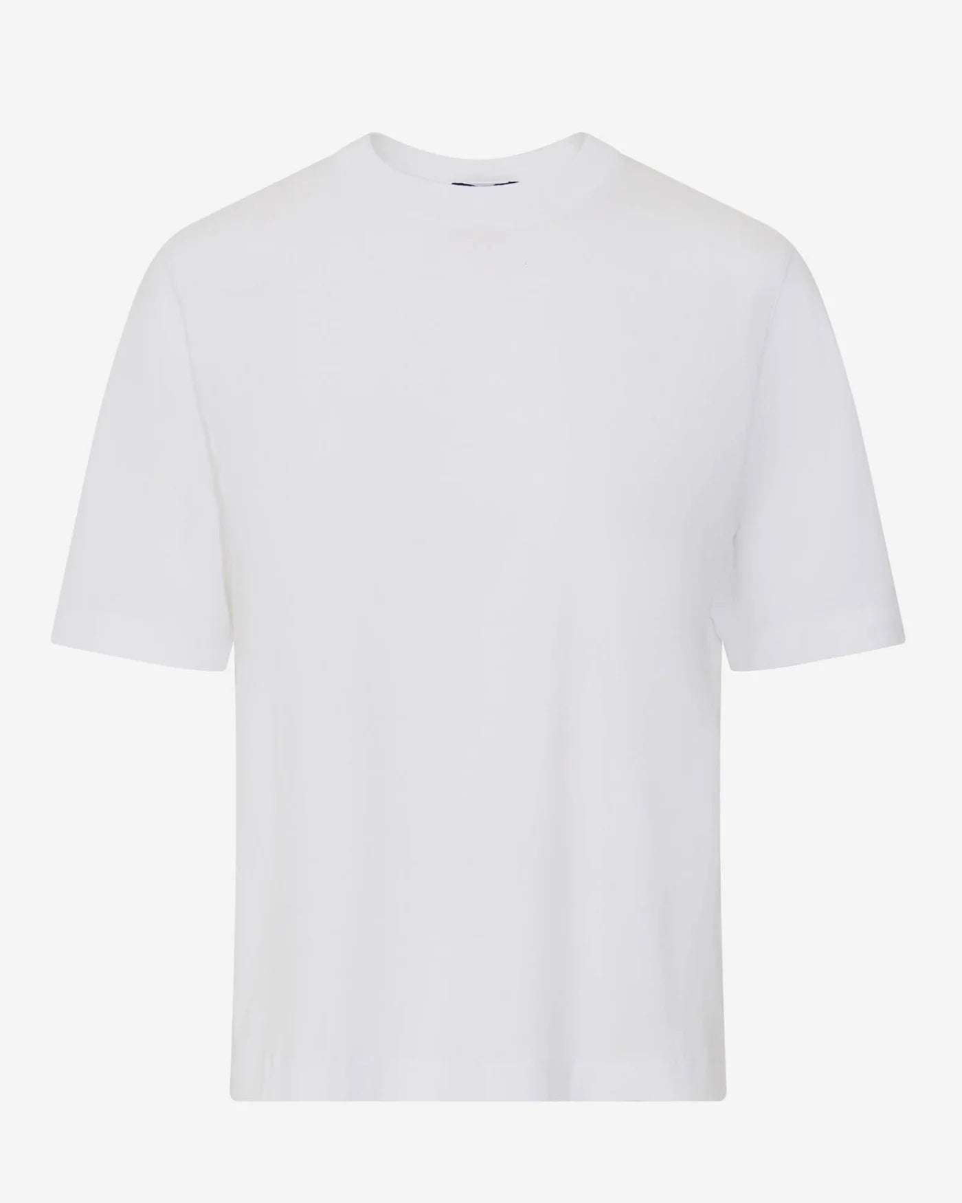 Patrick Assaraf White Organic Pima Cotton Relaxed Crew