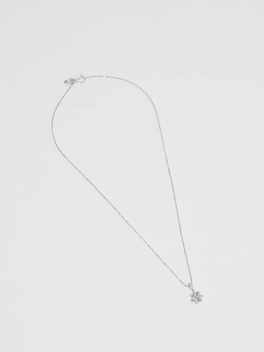 Wolf Circus Sun Charm Necklace in Sterling Silver