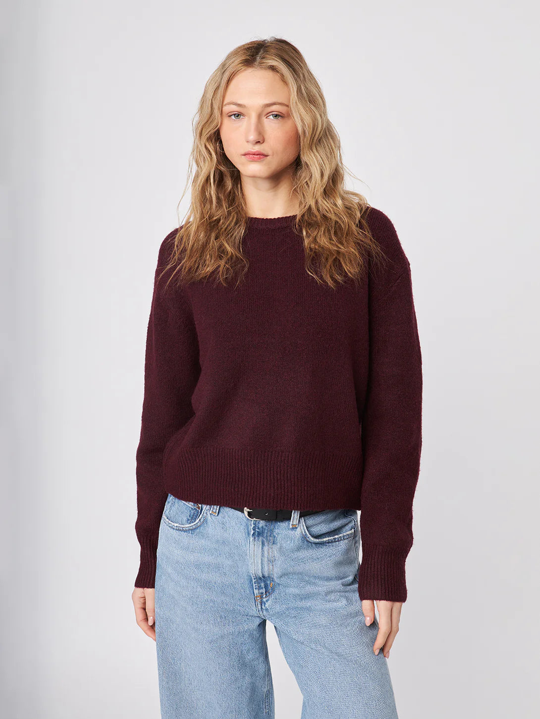John + Jenn Merlot Wilfred Sweater