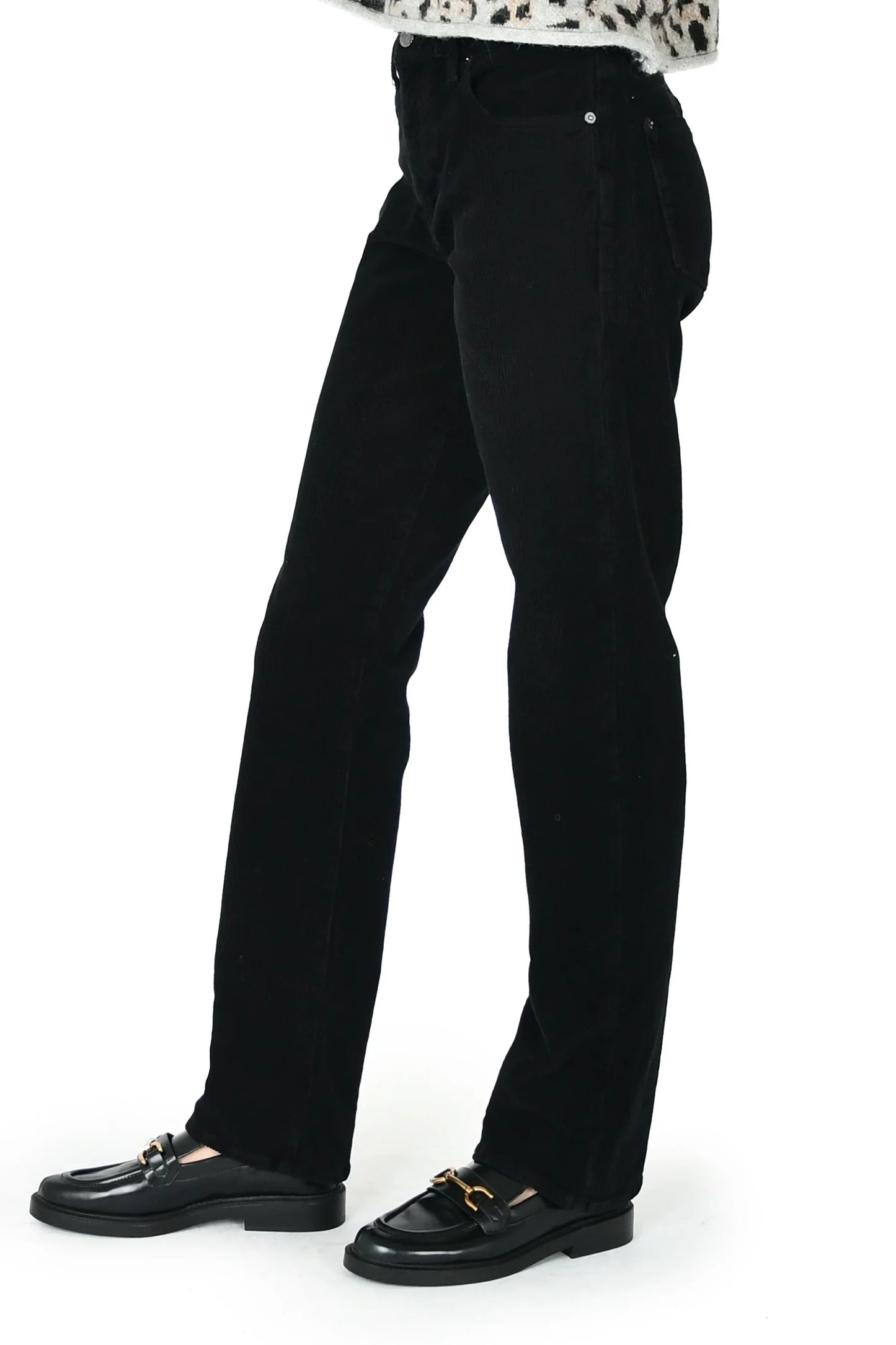 MOD/AM by Fidelity Willow Almost Black Cord Jean