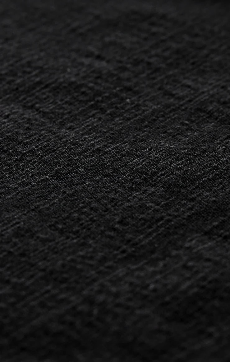 Z Supply Black New Light Textured Mini Dress