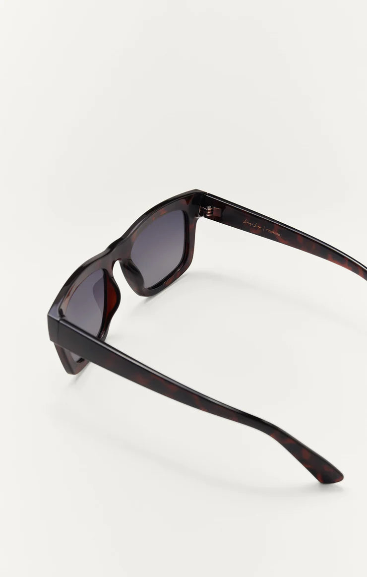 Z Supply Laylow Sunglasses- Brown Tortoise
