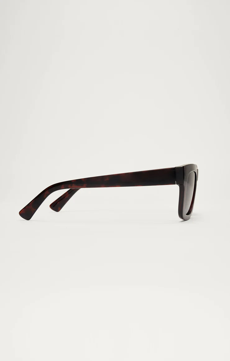 Z Supply Laylow Sunglasses- Brown Tortoise