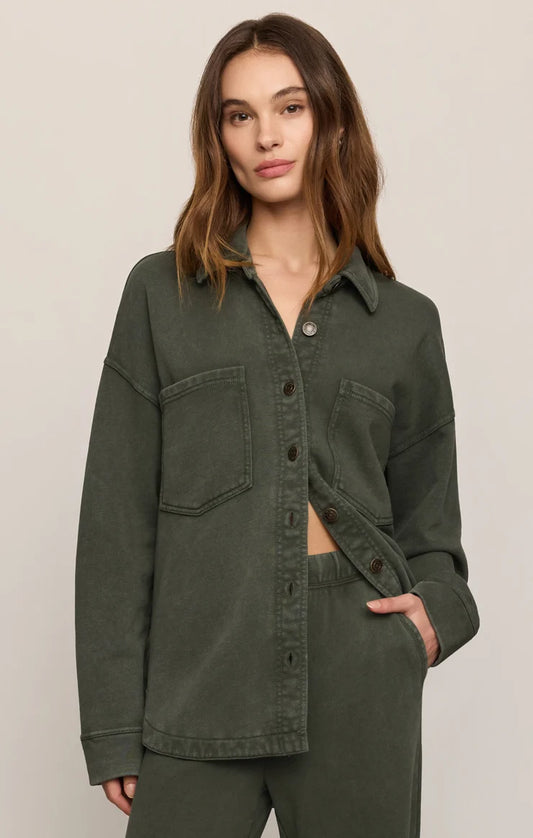 Z Supply Classic Olive All Day Knit Jacket