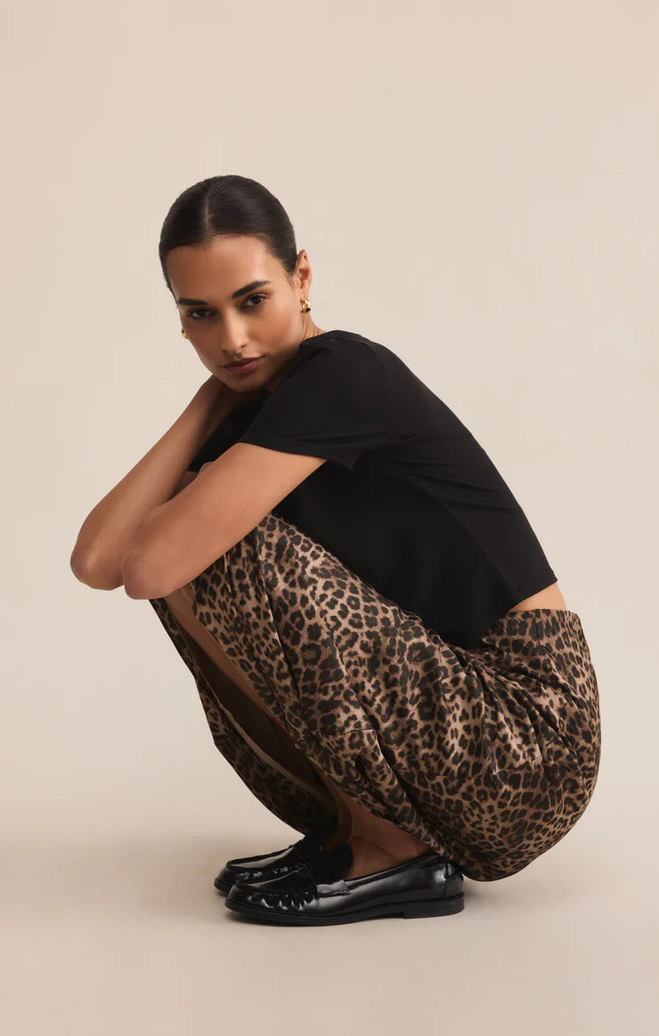 Z Supply Izabel Leopard Skirt