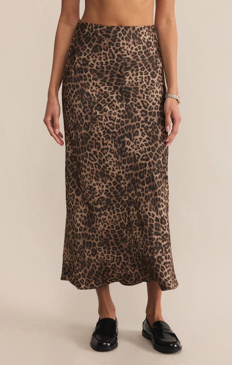 Z Supply Izabel Leopard Skirt