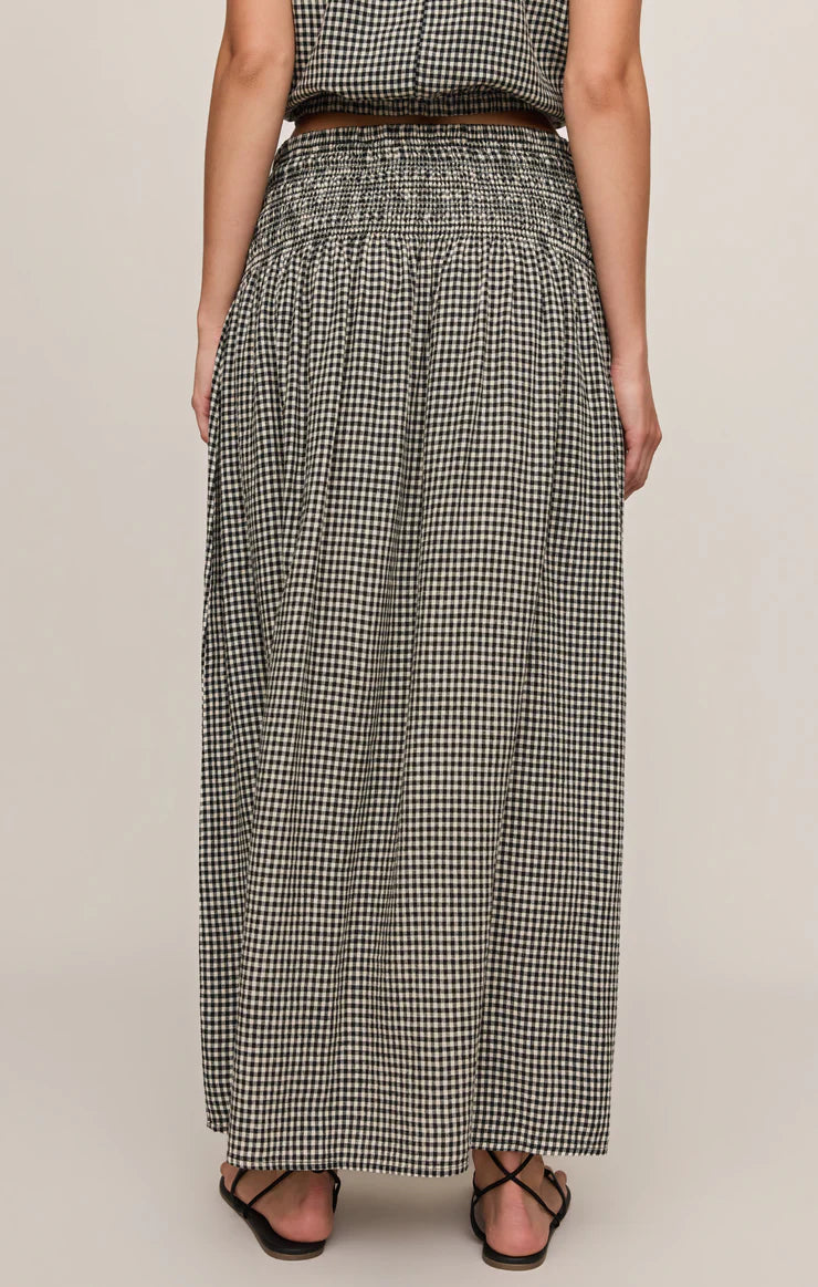 Z Supply Brooke Gingham Maxi Skirt