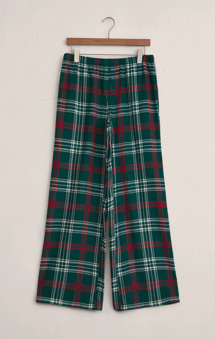 Z Supply Mistletoe Hangout Plaid Pant