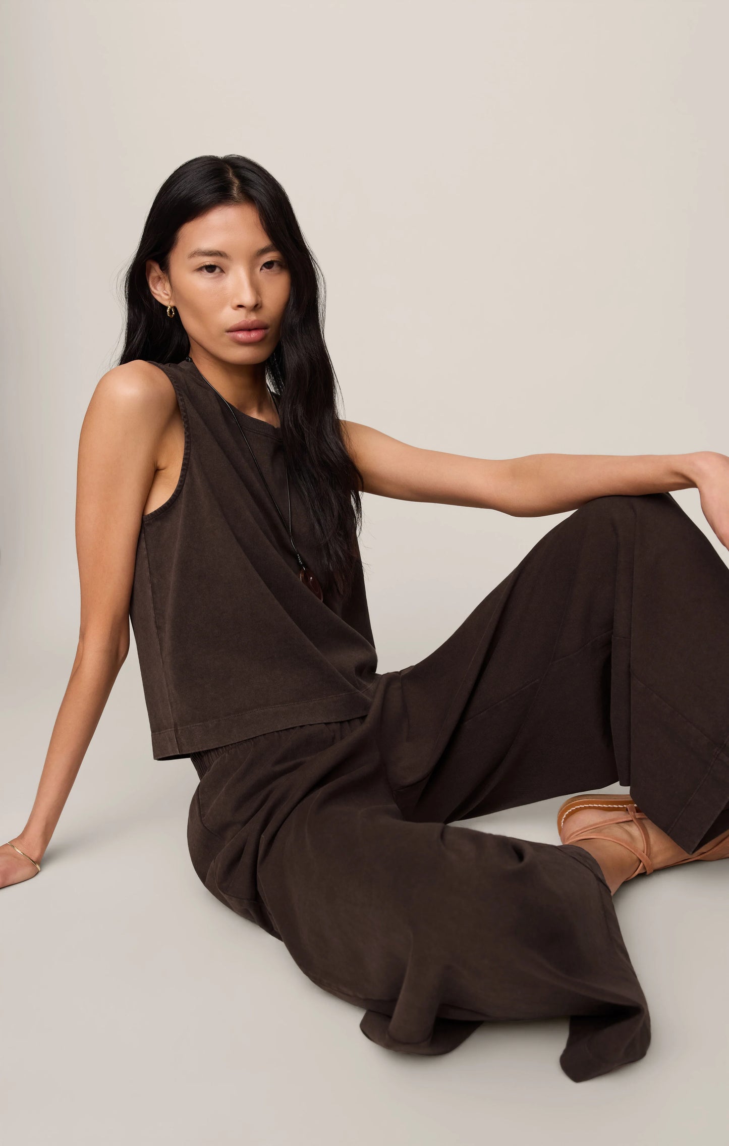 Z Supply Dark Chocolate Scout Jersey Pant