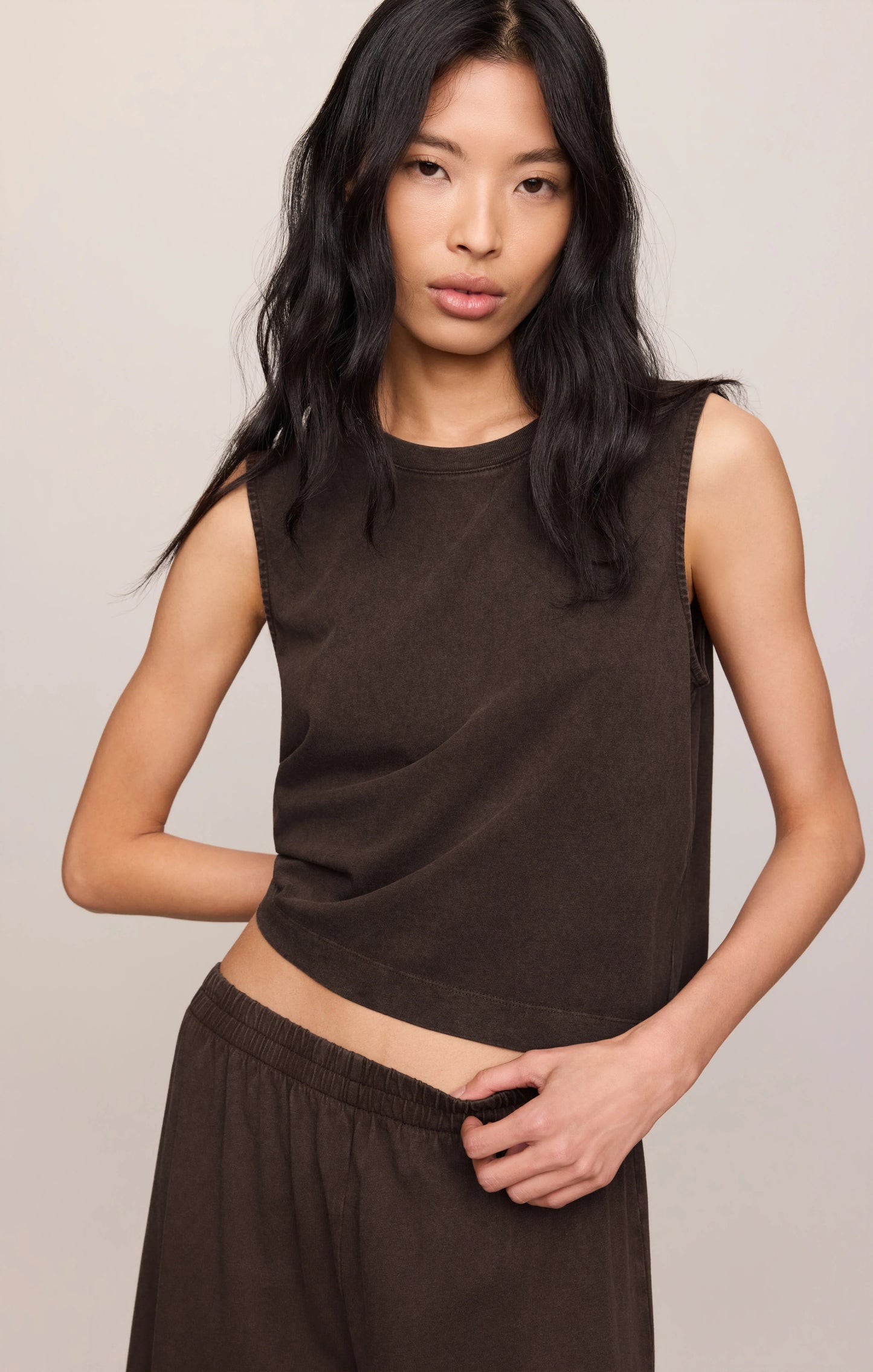 Z Supply Dark Chocolate Scout Jersey Pant